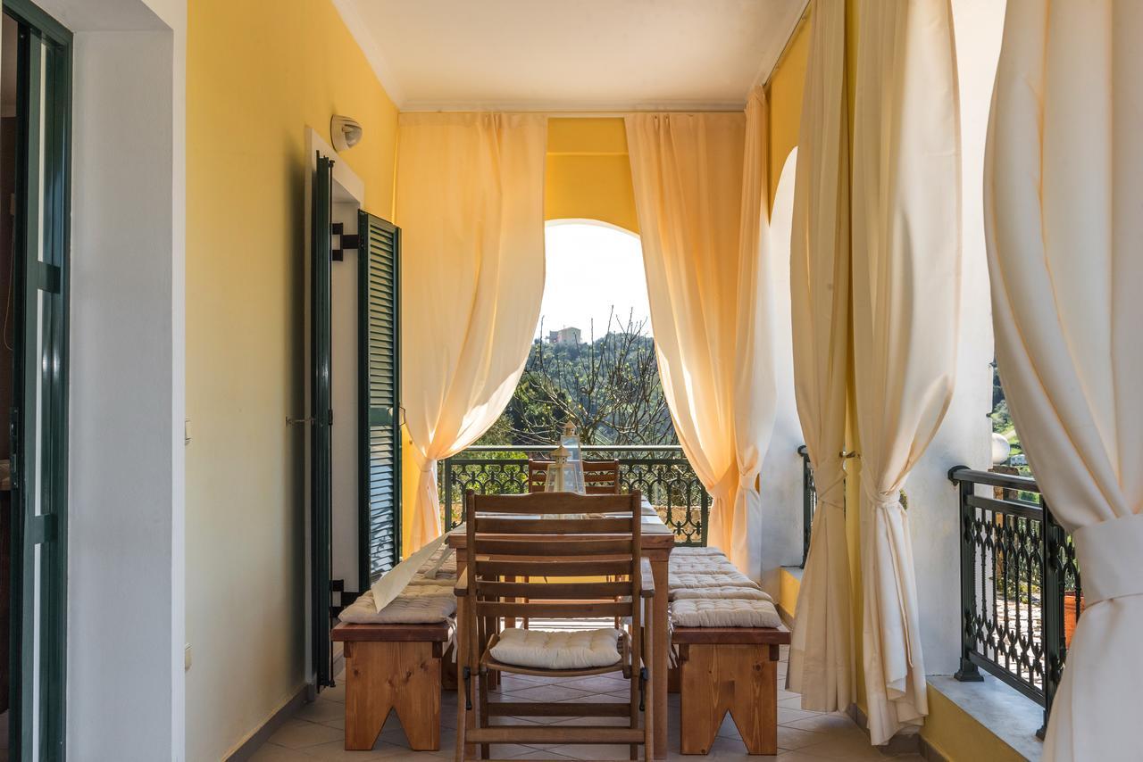 Corfu Villa Kokkini With Swimming Pool Kokkínion Kültér fotó