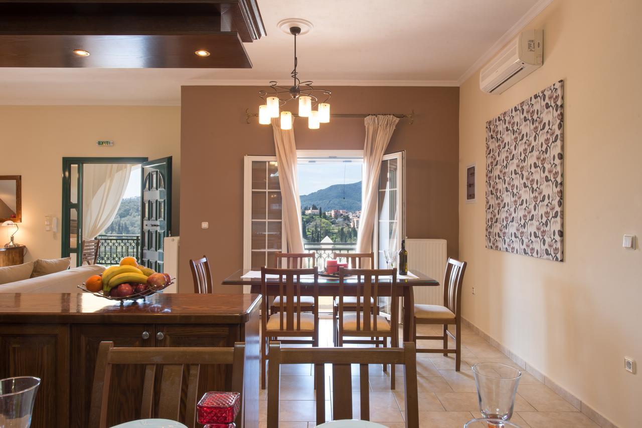 Corfu Villa Kokkini With Swimming Pool Kokkínion Kültér fotó