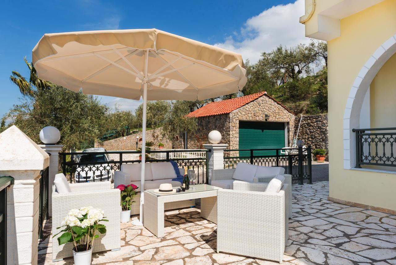 Corfu Villa Kokkini With Swimming Pool Kokkínion Kültér fotó