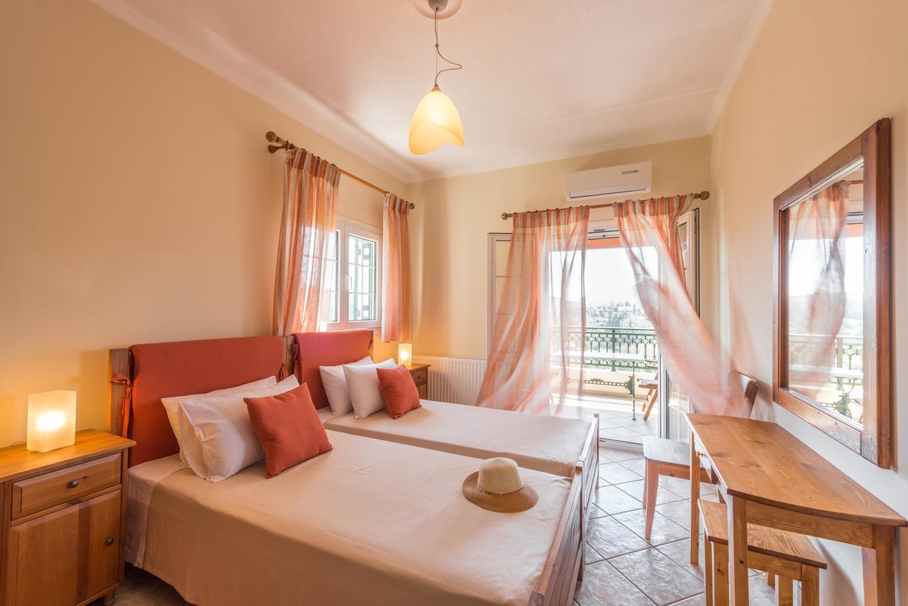 Corfu Villa Kokkini With Swimming Pool Kokkínion Kültér fotó