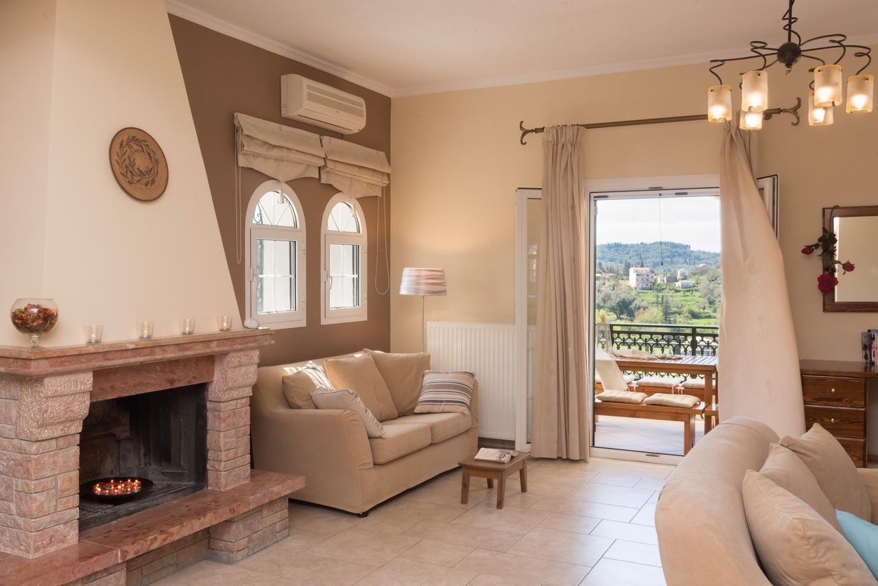 Corfu Villa Kokkini With Swimming Pool Kokkínion Kültér fotó